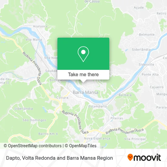 Dapto map