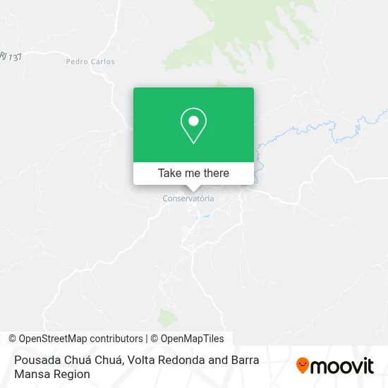 Pousada Chuá Chuá map