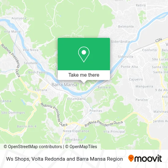 Ws Shops map