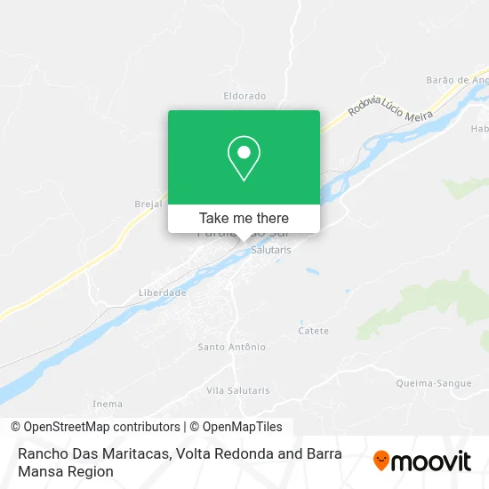 Rancho Das Maritacas map