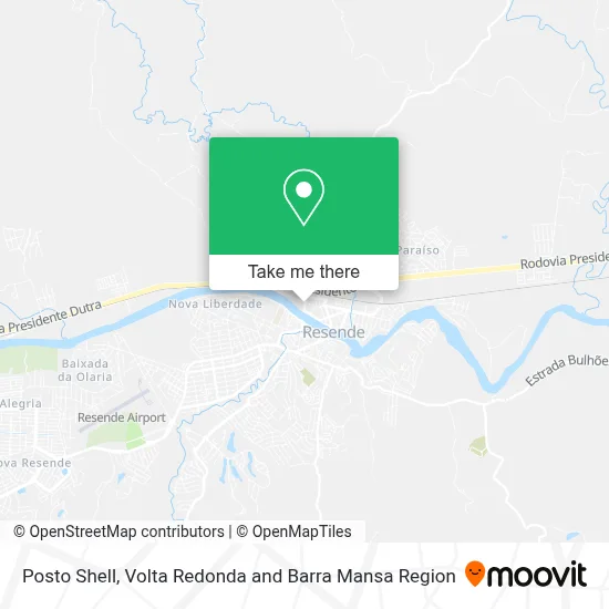 Posto Shell map