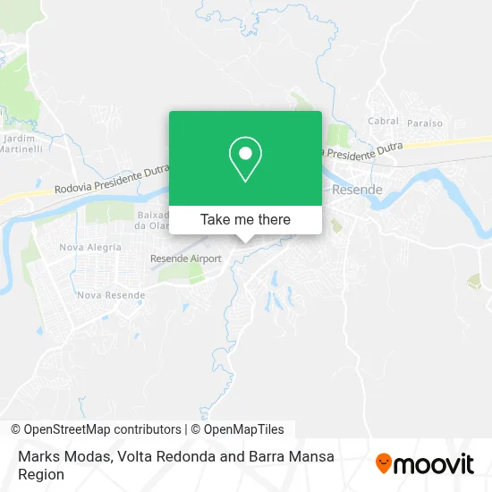 Marks Modas map