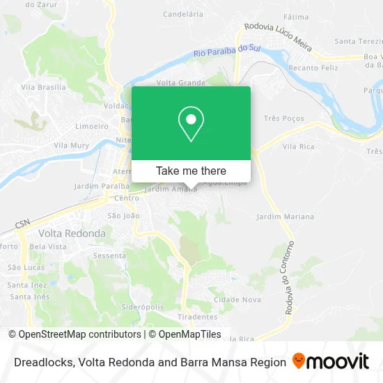 Dreadlocks map