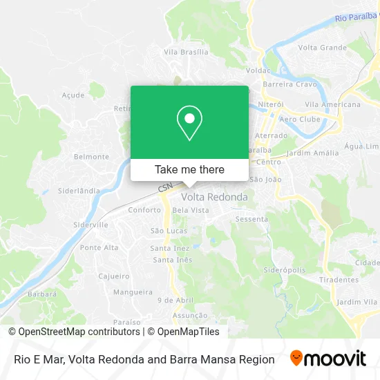 Rio E Mar map