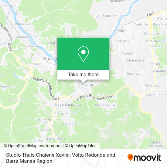 Studio Thais Chaiene Xavier map