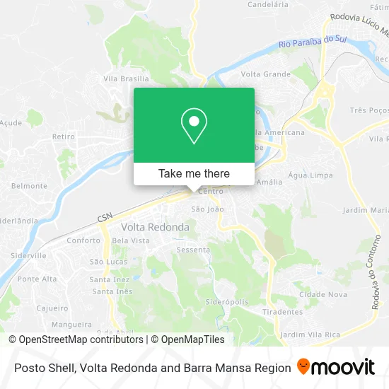 Posto Shell map