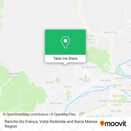 Rancho Do França map