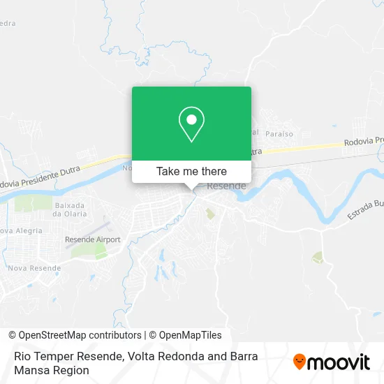 Rio Temper Resende map