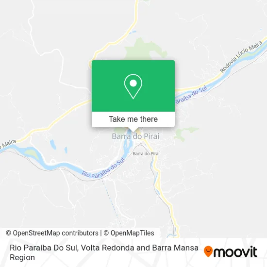 Rio Paraíba Do Sul map