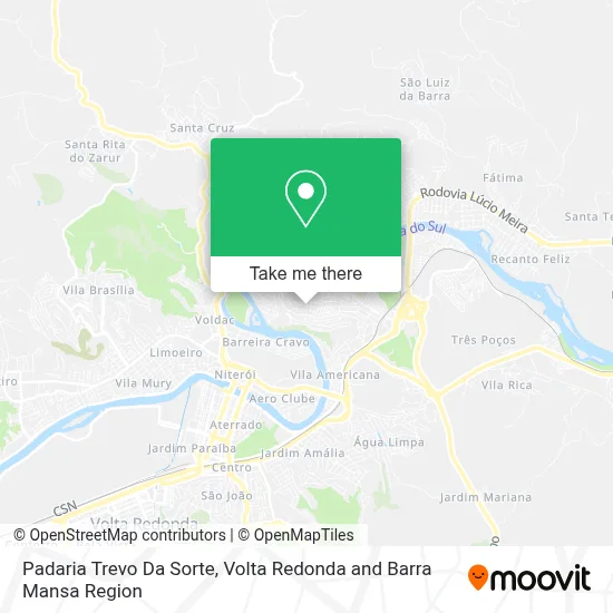 Padaria Trevo Da Sorte map