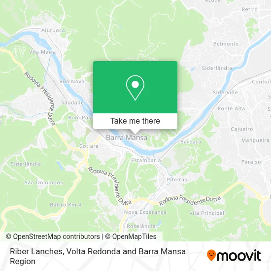 Riber Lanches map