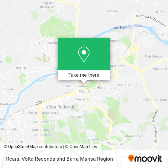 Rcars map