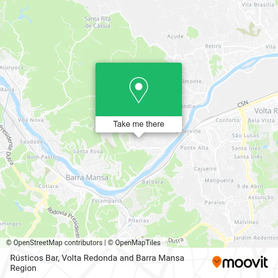 Rústicos Bar map