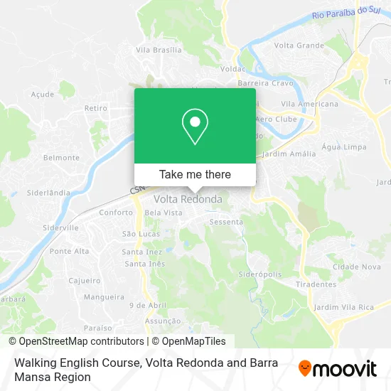 Walking English Course map