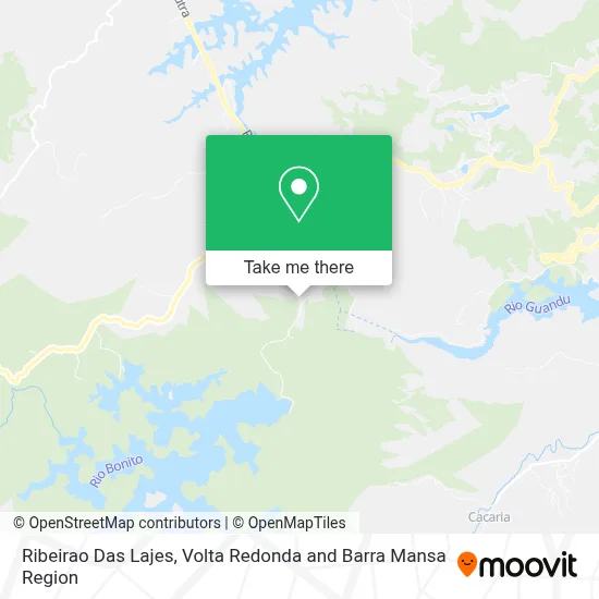 Ribeirao Das Lajes map