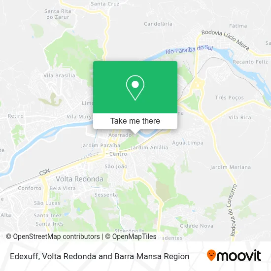 Edexuff map