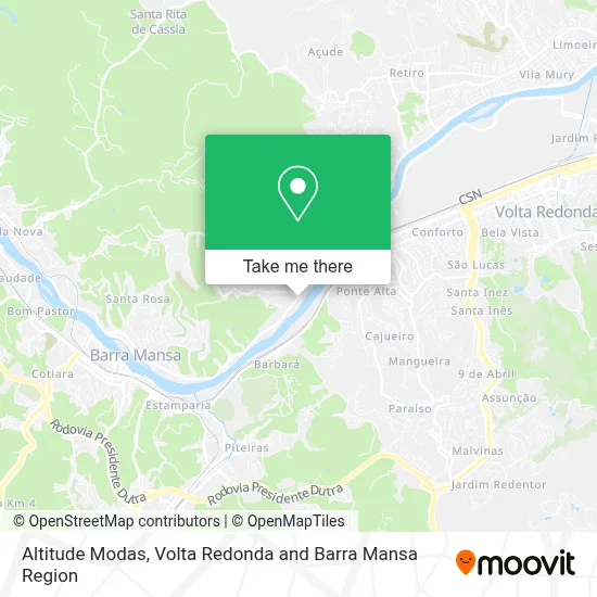 Altitude Modas map