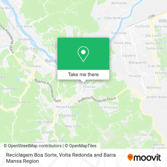 Reciclagem Boa Sorte map