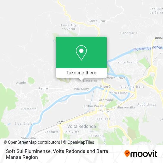 Soft  Sul Fluminense map