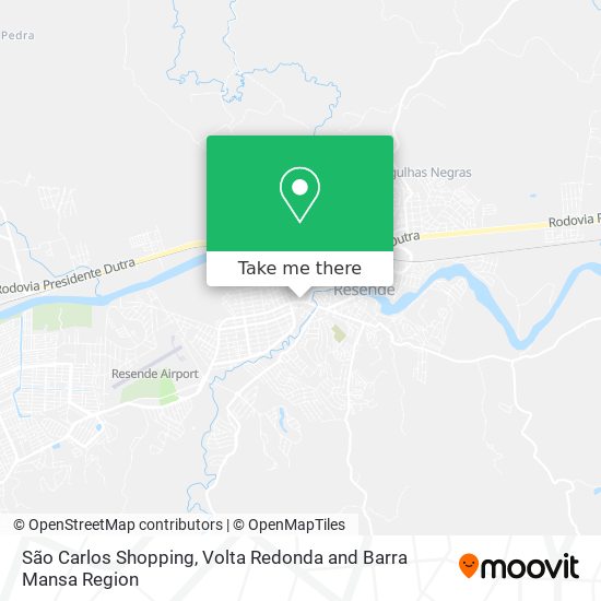 São Carlos Shopping map
