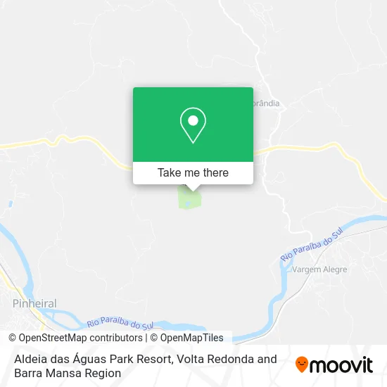 Aldeia das Águas Park Resort map