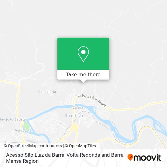 Acesso São Luiz da Barra map