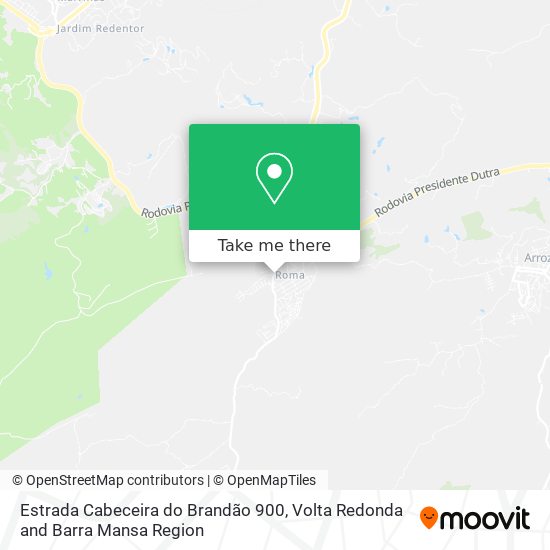 Estrada Cabeceira do Brandão 900 map