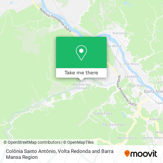 Colônia Santo Antônio map