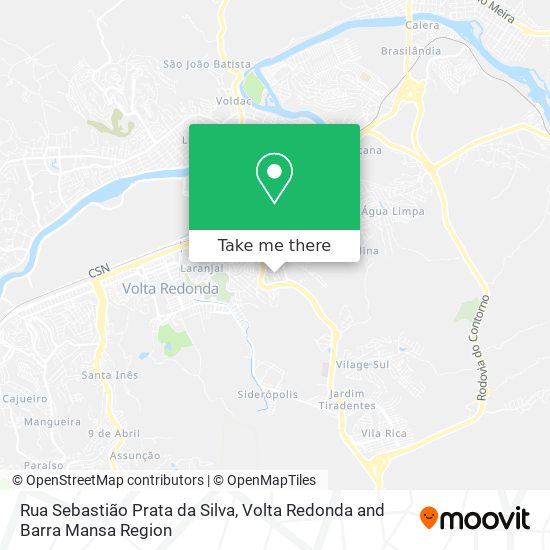Rua Sebastião Prata da Silva map
