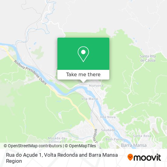 Rua do Açude 1 map