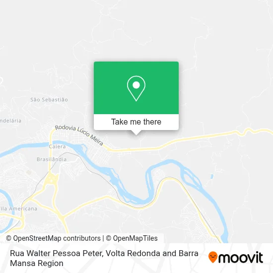 Rua Walter Pessoa Peter map