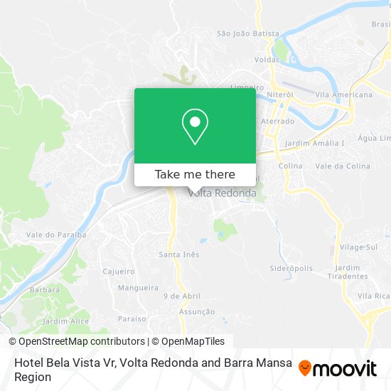 Hotel Bela Vista Vr map