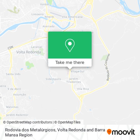 Rodovia dos Metalúrgicos map