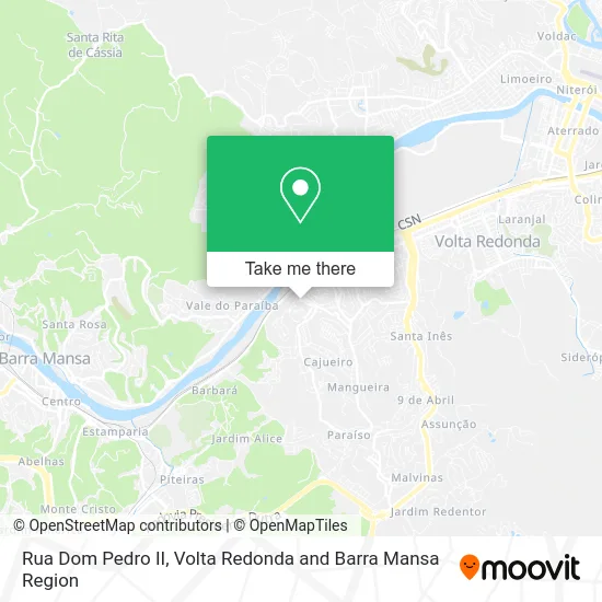 Rua Dom Pedro II map