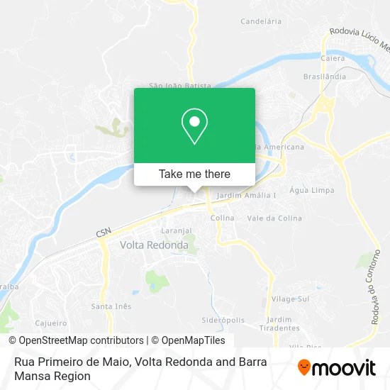 Rua Primeiro de Maio map
