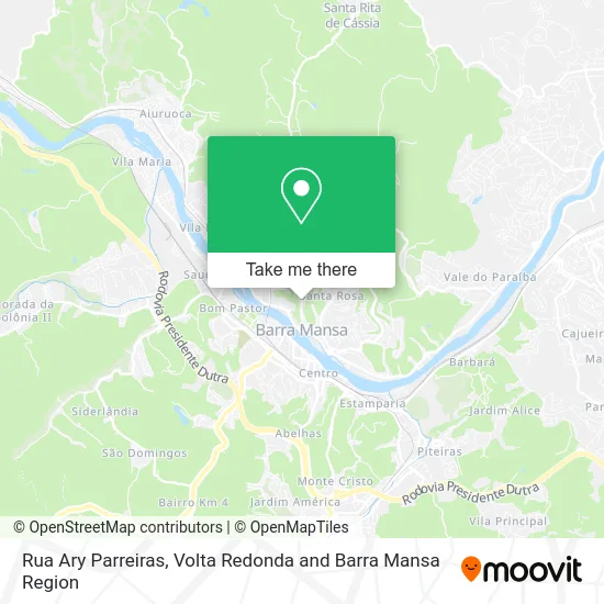 Rua Ary Parreiras map