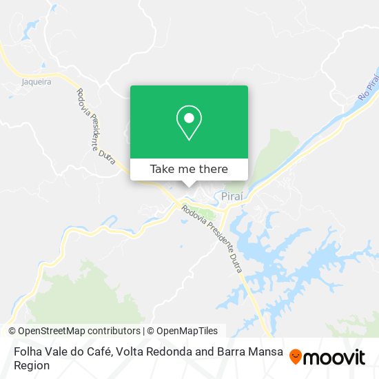 Folha Vale do Café map
