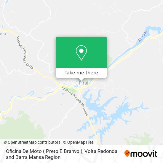 Oficina De Moto ( Preto E Branvo ) map