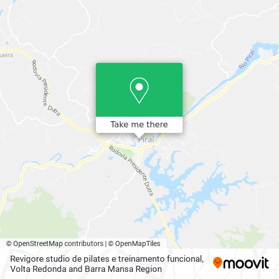 Revigore studio de pilates e treinamento funcional map