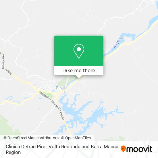 Clinica Detran Piraí map