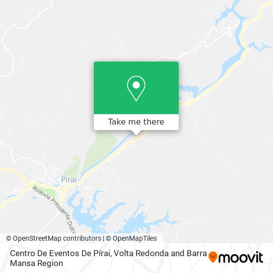 Centro De Eventos De Pírai map