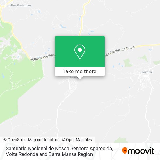 Santuário Nacional de Nossa Senhora Aparecida map