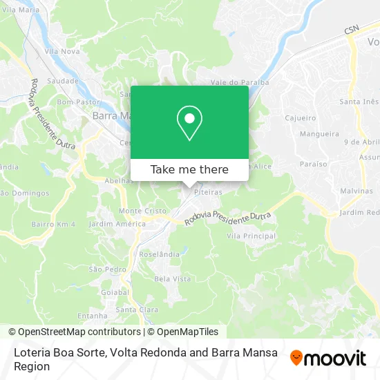 Loteria Boa Sorte map