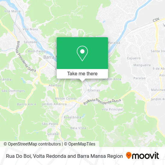 Rua Do Boi map