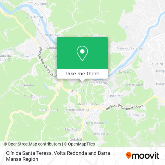 Clínica Santa Teresa map