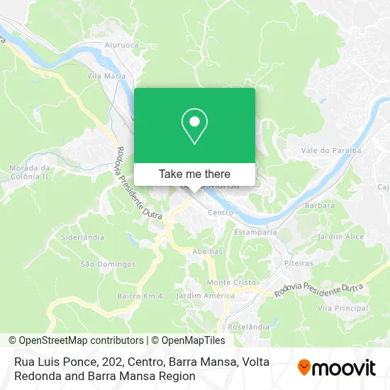 Rua Luis Ponce, 202, Centro, Barra Mansa map