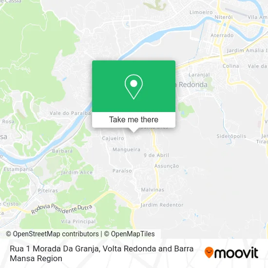 Rua 1 Morada Da Granja map