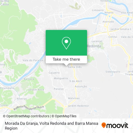 Mapa Morada Da Granja