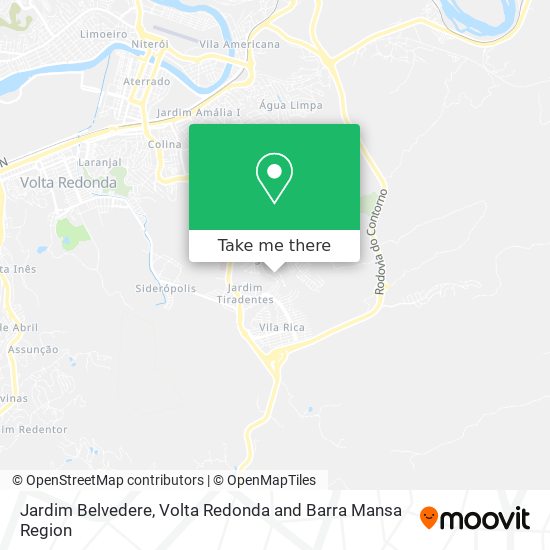 Jardim Belvedere map