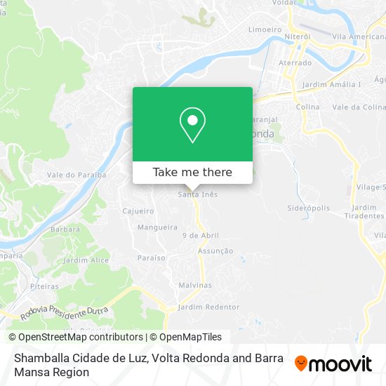 Shamballa Cidade de Luz map